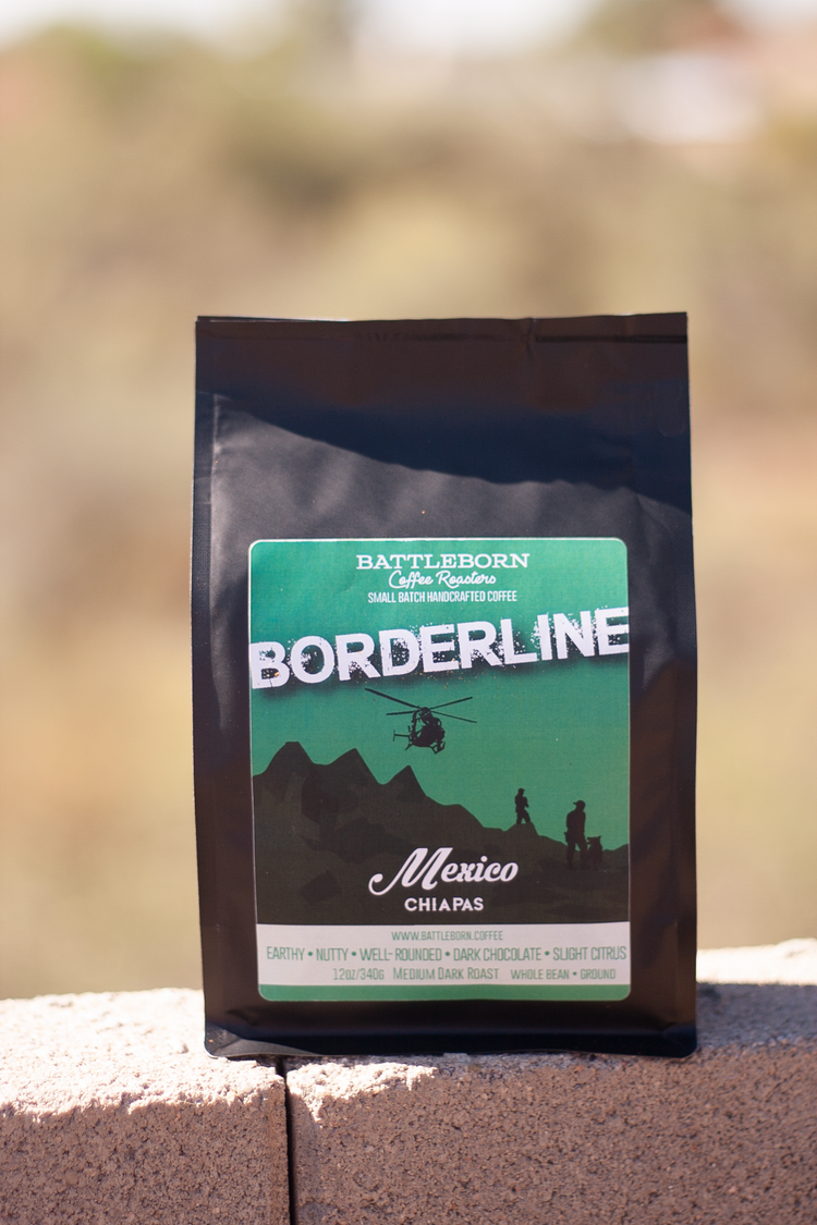 Borderline Chiapas Mexico Fair Trade, Organic BattleBorn Coffee